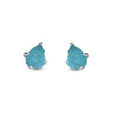 paraiba apatite earrings